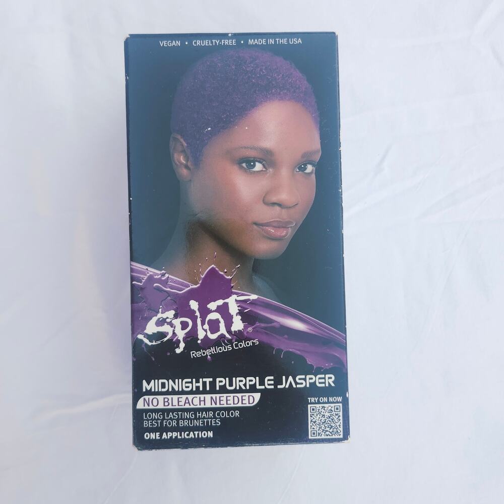 NIB Splat Midnight Purple Jasper Semi Permanent Hair Dye Kit